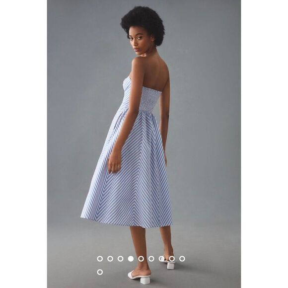 Anthropologie Maeve Strapless A-Line Dress Size S - Picture 4 of 10